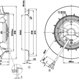 EBMPAPST R3G190-RB01-01- Ø 190 mm, 230 VAC, EC ventilátor